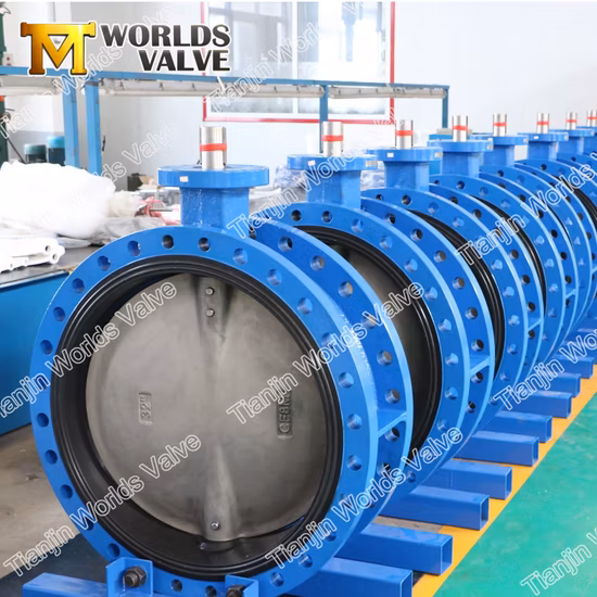 Ductile Cast Iron Di Ci Stainless Steel Barss EPDM Seat Water Resilient Wafer Lug Lugged Type Double Flange Industrial Butterfly Valve Gate Swing Check Valves