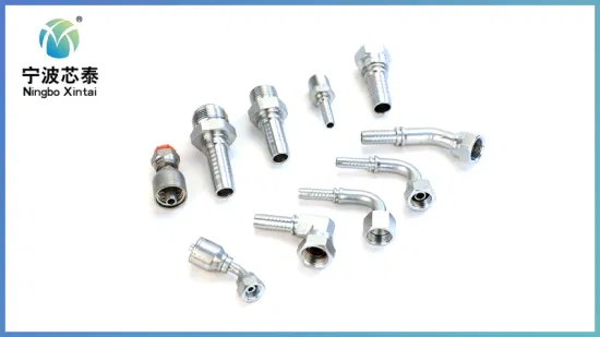 OEM China Price Factory Ningbo Hydraulic System Hose Fittings and Couplings Adapters Carbon Steel Hydraulic Two