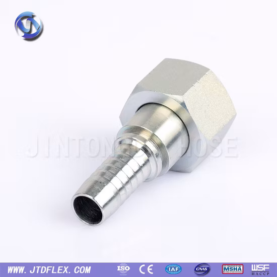 High Temperature Hydraulic Assembly Rubber Hose Carbon Steel Flexible Hydraulic Hose Fitting